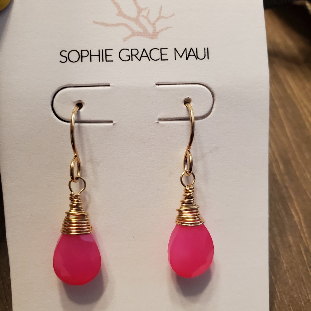 Sophia Grace pink earrings